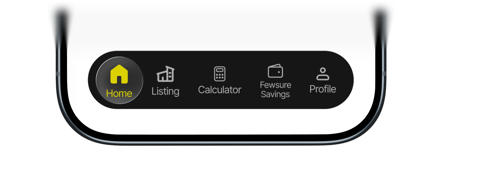 Fewsure app navigation